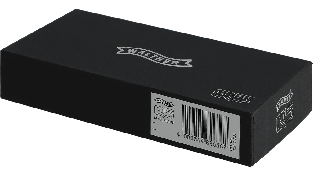 Walther Q5 Steel Frame Folder Black Serrated - 2