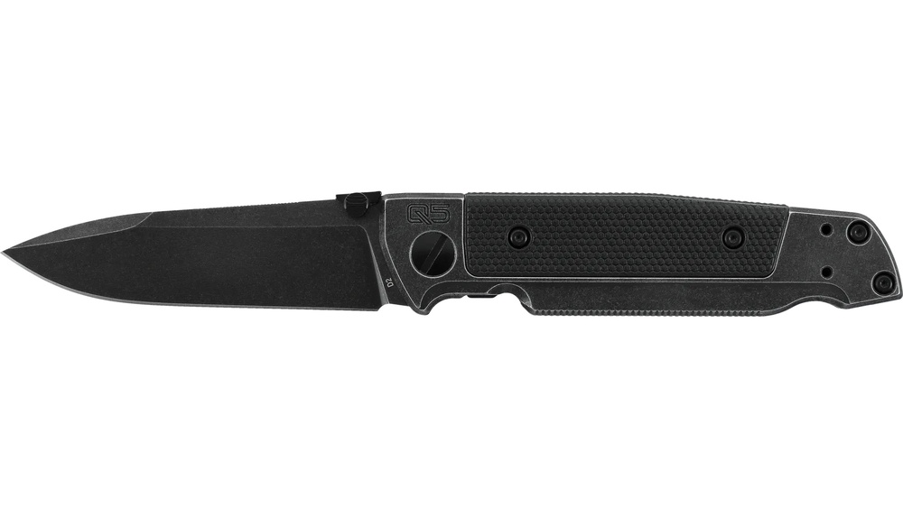 Walther Q5 Steel Frame Folder Blackwash Plain - Lucky Hunter
