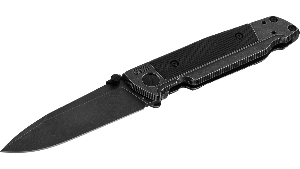 Walther Q5 Steel Frame Folder Blackwash Plain - 3