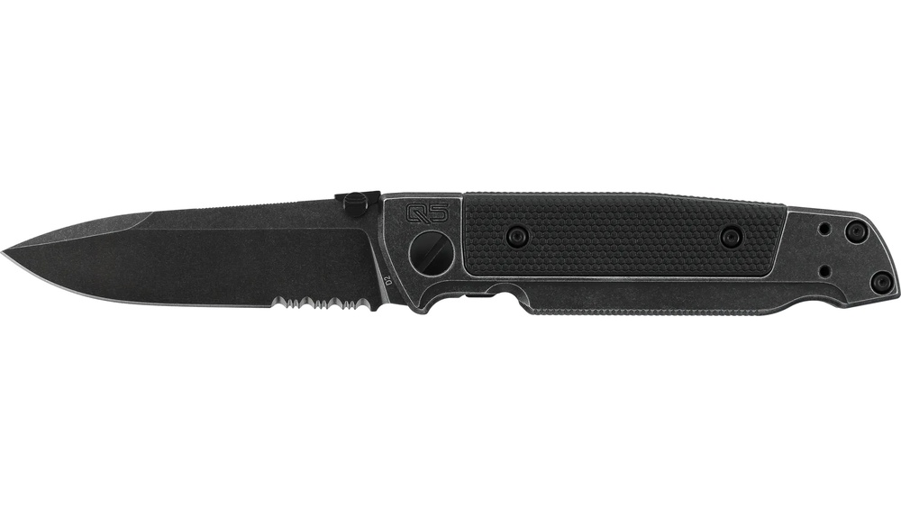 Walther Q5 Steel Frame Folder Blackwash Serrated - Lucky Hunter
