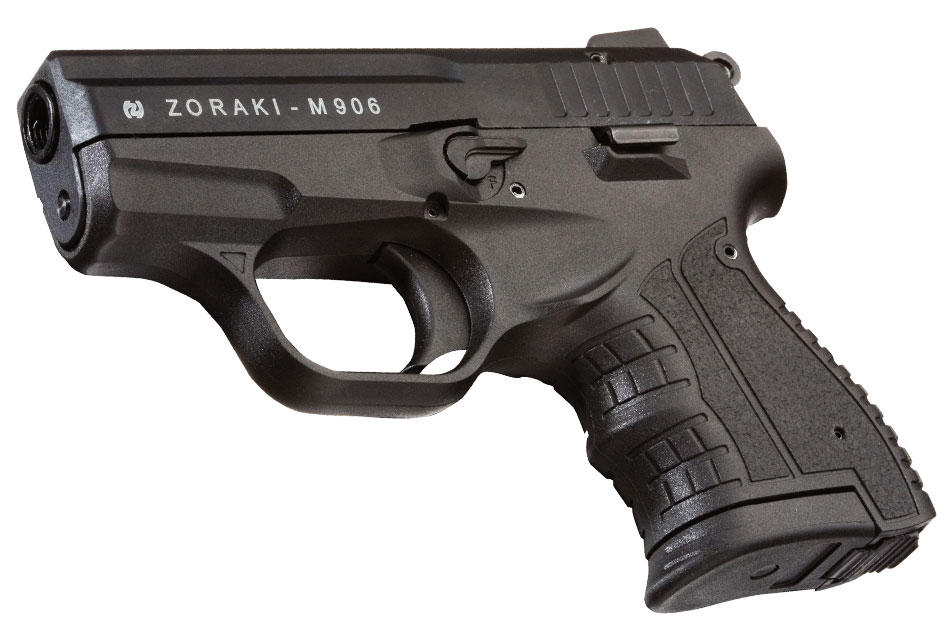 ZORAKI M906 GAS & SIGNAL, BLANK PISTOL, BLACK - Lucky Hunter