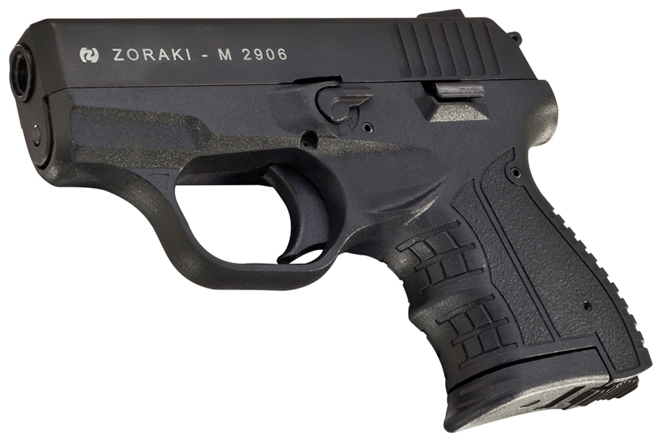 ZORAKI 2906 GAS & SIGNAL, BLANK PISTOL, BLACK - Lucky Hunter