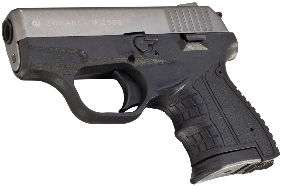 ZORAKI M2906 GAS & SIGNAL, BLANK PISTOL, GRAY TITANIUM - Lucky Hunter