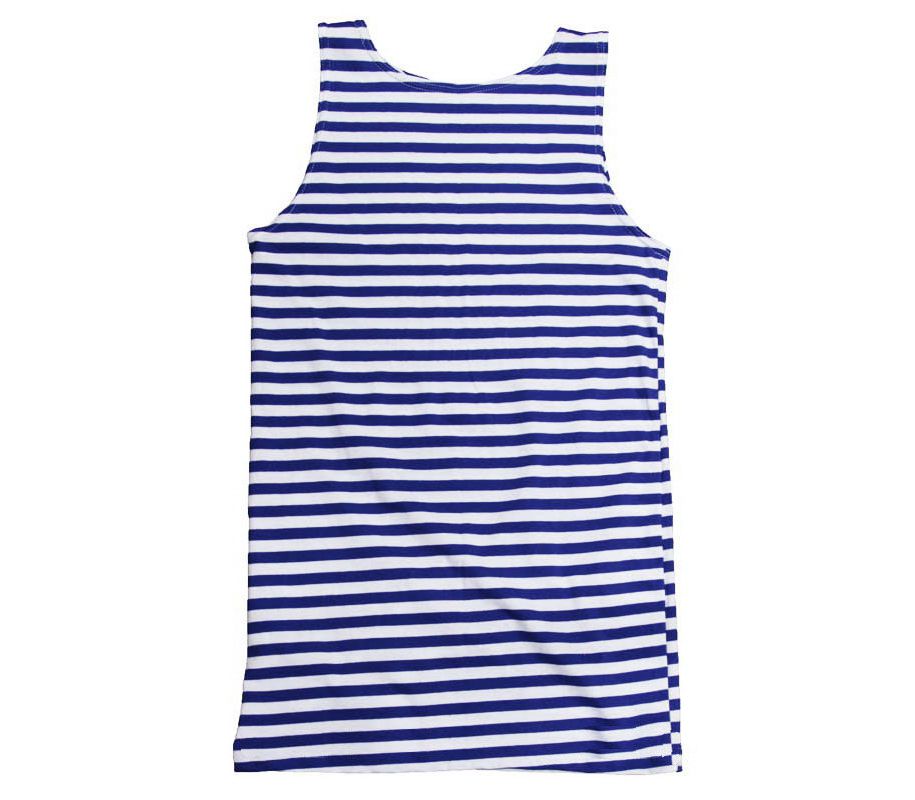 Striped shirt, dark blue. - Lucky Hunter