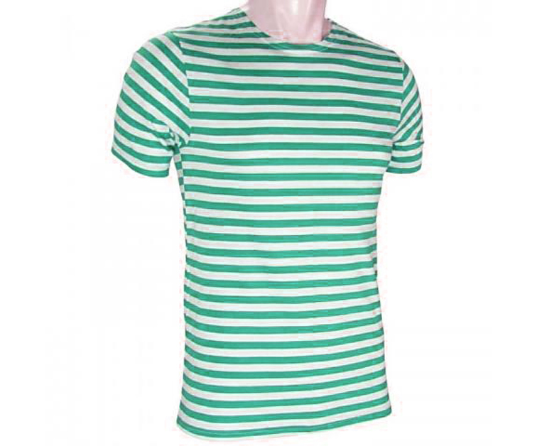 T-shirt - striped shirt,  Green - Lucky Hunter