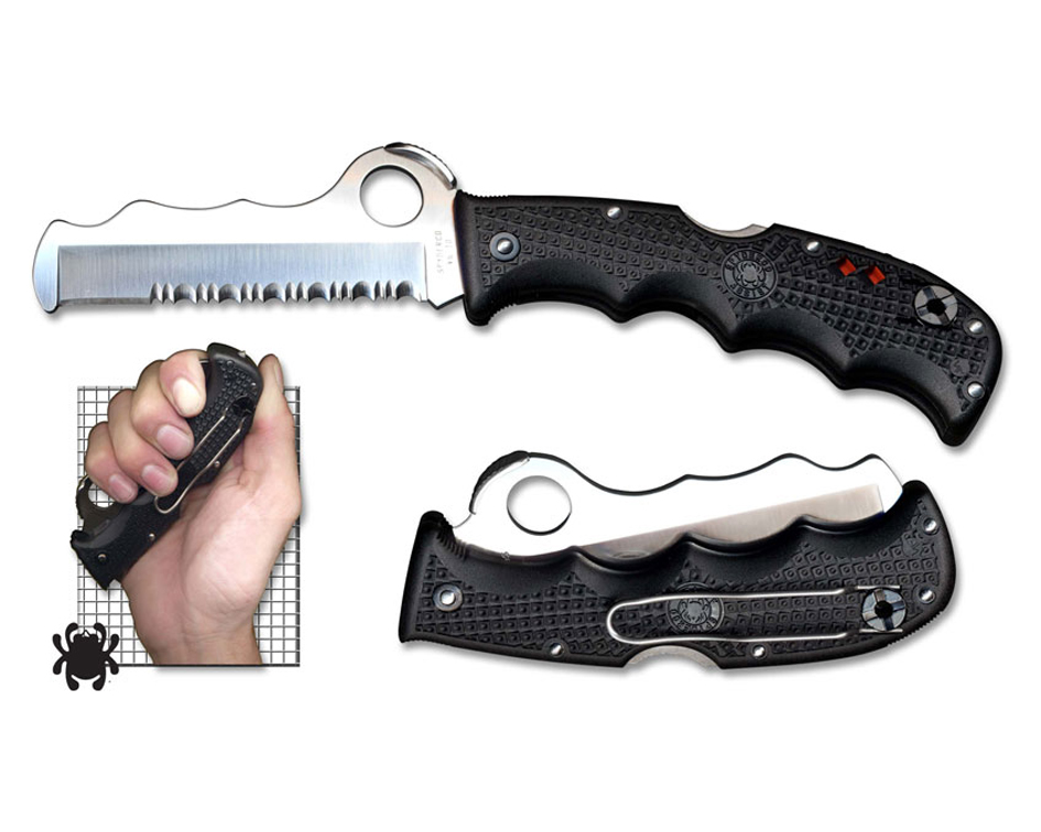Spyderco Assist Rescue Knife with Carbide Glass Breaker - 2