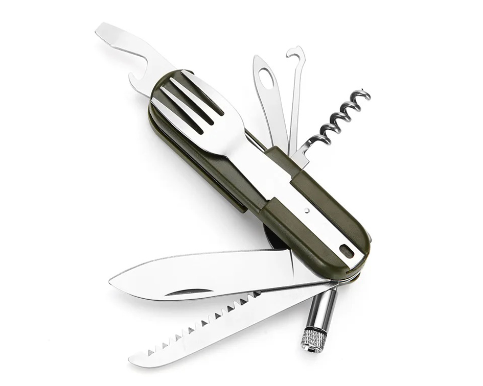 Outdoor Tools Spoon And Fork Set - Lucky Hunter