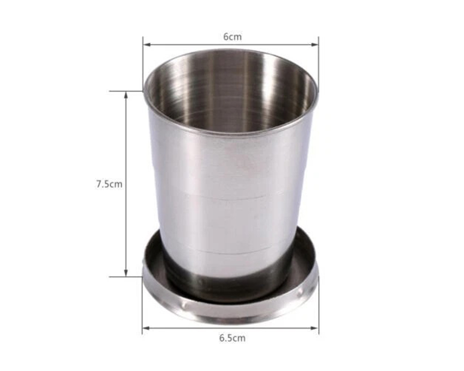 Foldable Stainless Steel Travel Cup - 4