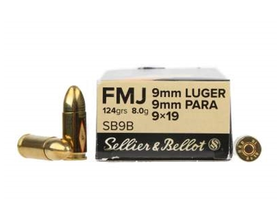 Sellier & Bellot 9mm Luger cartridge - Lucky Hunter