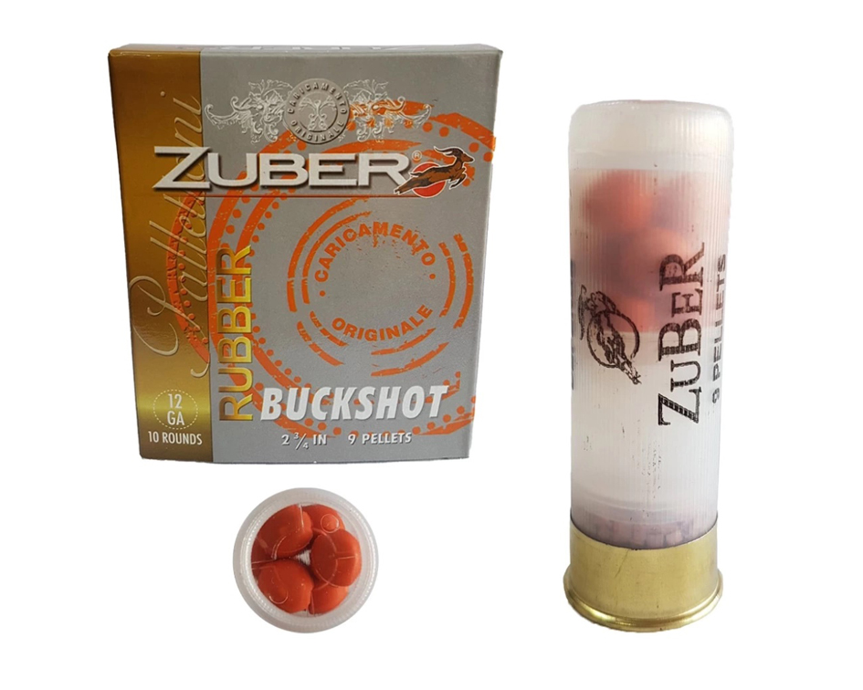 Zuber Rubber Buckshot Defense Cartridge - Lucky Hunter