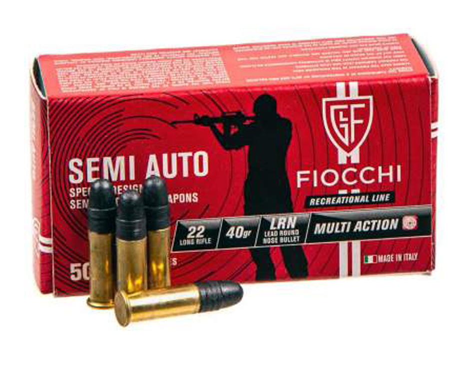 Fiocchi Semi Auto 22 LR cartridge - Lucky Hunter