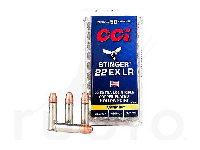 CCI .22 LR Stinger EX (extra long) cartridge - Lucky Hunter