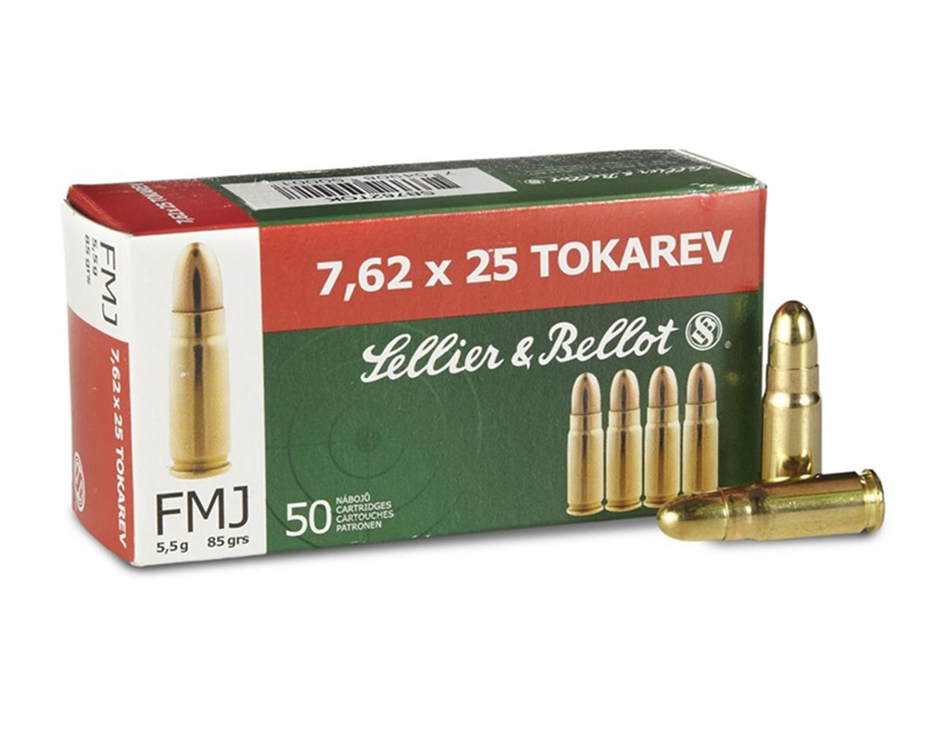Sellier & Bellot 7.62x25 TT cartridge - Lucky Hunter