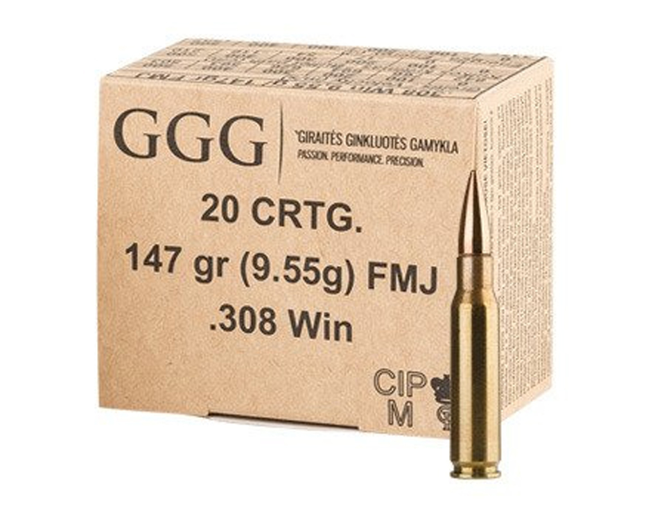 GGG .308 Win cartridge - Lucky Hunter